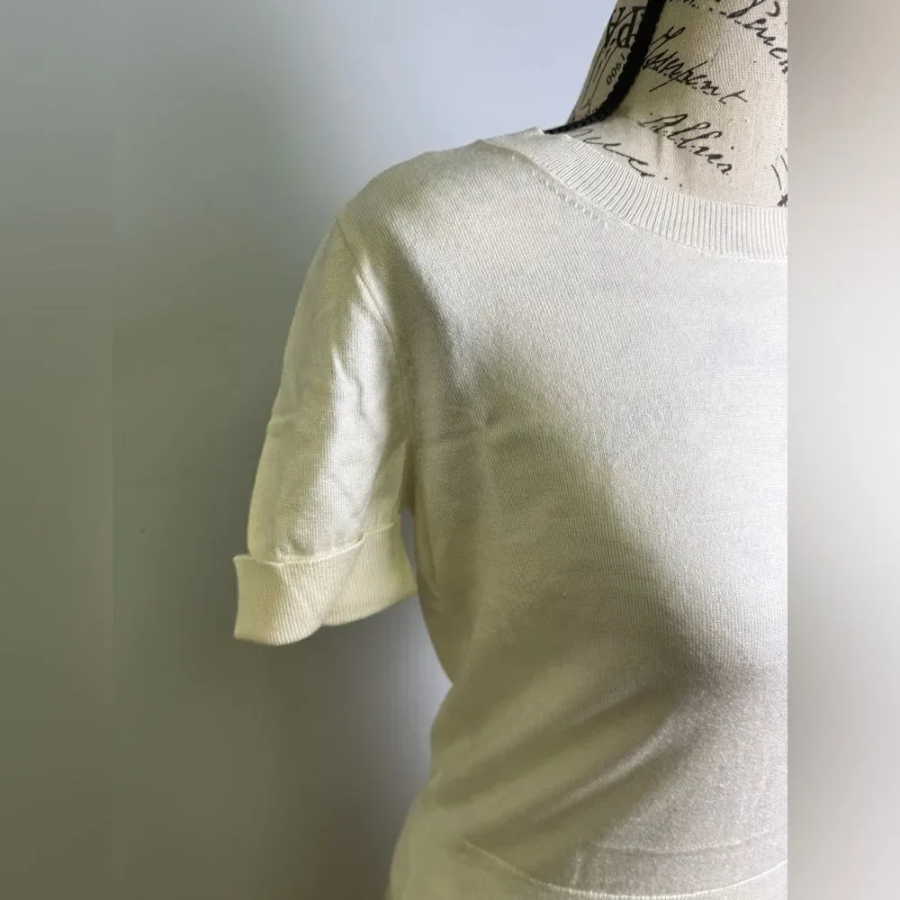 J.Crew Shrunken  lyocell-blend T-shirt NWT Size XS